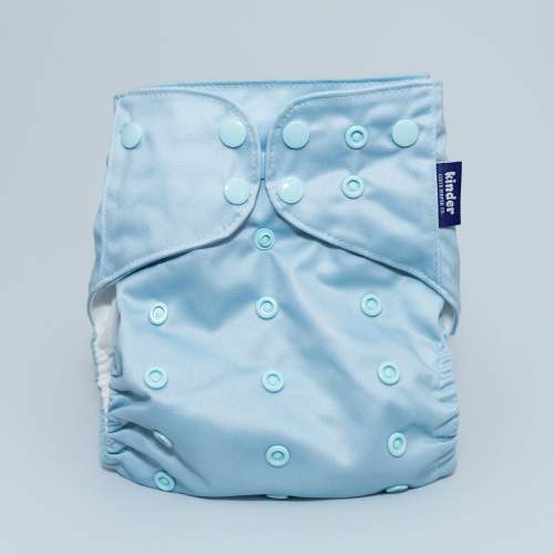Solid Color: Essentials Pocket Cloth Diaper with Athletic Wicking Jersey, Grows with your Baby