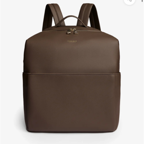 Stevie Full Backpack Diaper Bag- Color: COCO