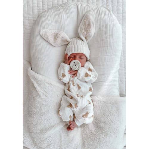 Oat Bunny Ribbed Onesie – Indigo Dreams Handmade