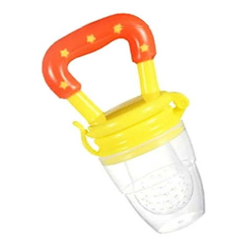 Ozmmyan Baby Fruit Feeder Pacifier, Fresh Food Feeding Teether for Toddler, BPA Free, Soothing Gum Relief, Infant Silicone Teething Toy, Suitable for Baby 6-12 Months