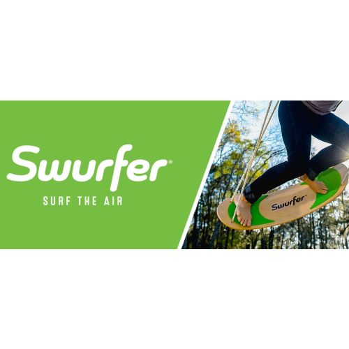 Swurfer Coconut Toddler Swing – Comfy Baby Swing Outdoor, 3- Point Adjustable Safety Harness, Secure, Safe Quick Click Locking System, Blister-Free Rope, Easy Installation, Ages 6-36 Months - White