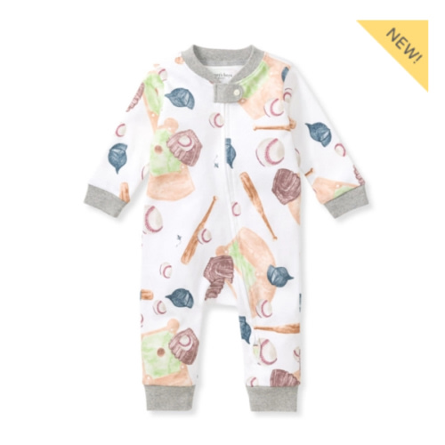 Baseball Organic Cotton Sleep & Play