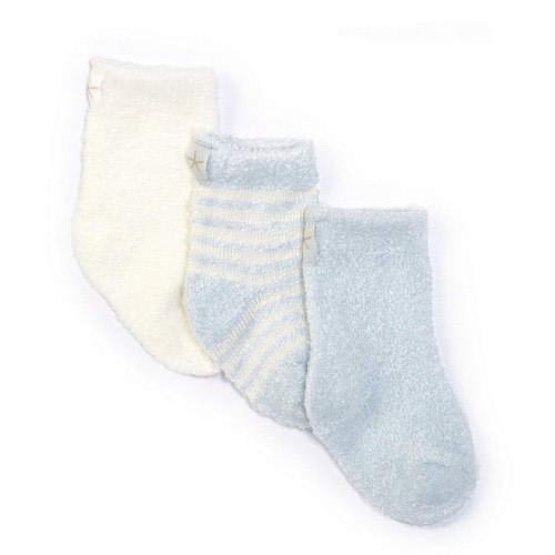 Barefoot Dreams Baby Newborn-6 Months CozyChic Lite® Socks 3-Pack