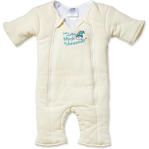 Magic Sleepsuit Baby Merlin's Swaddle Transition Product - Cotton - Cream colour - for 3-6 Months baby