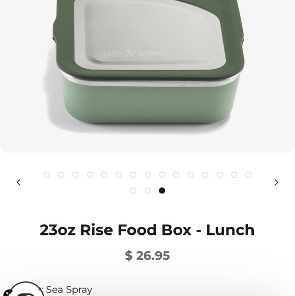 23oz Rise Food Box - Lunch