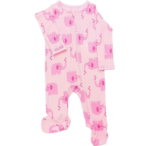 Wonder Nation Baby Gender Neutral Zip Front Footed Sleep N Play Pajamas, Sizes Preemie-6/9 Months