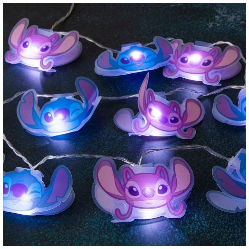Stitch & Angel String Lights
