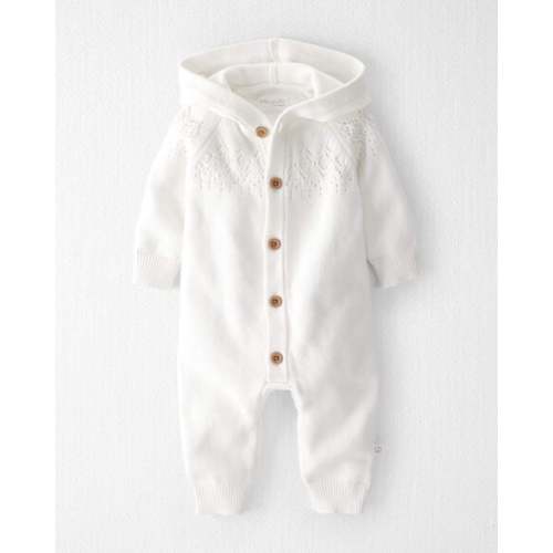 Baby Organic Cotton Sweater Knit Pointelle Jumpsuit - Little Planet | Carter's