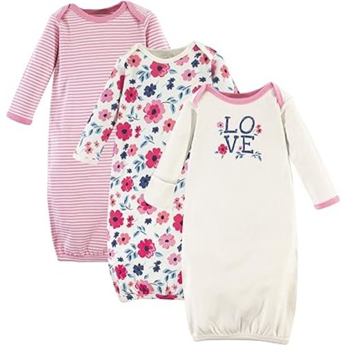 Touched by Nature Unisex Baby Organic Cotton Gowns