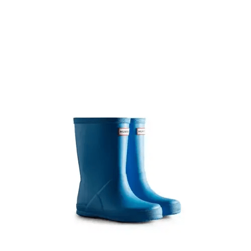 Boy Poolhouse Blue Hunter Original Kids First Classic Rain Boot by Janie and Jack