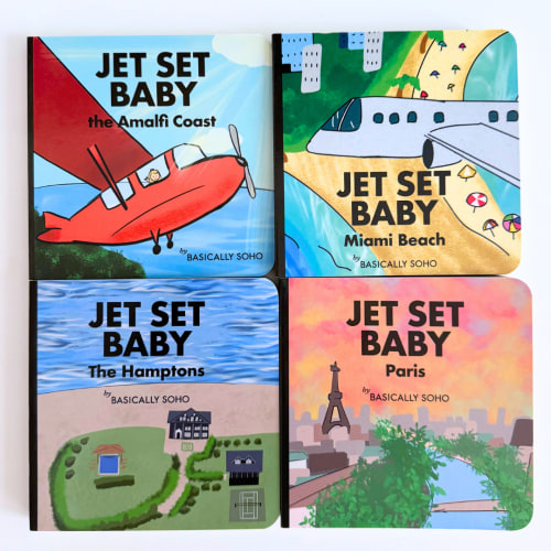 Jet Set Baby Book Collection Set of 4