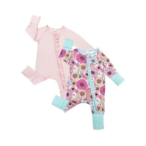 Bow Dream Baby Bamboo Rayon Romper Girl Footless Viscose Newborn Infant Footie Outfits Mitten Cuffs Toddler Boy Clothes
