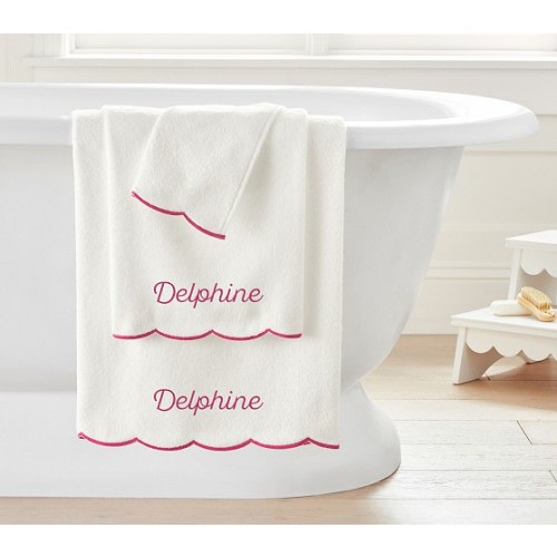 Monique Lhuillier Delphine Bath Towel Collection | Pottery Barn Kids