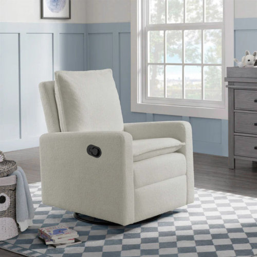 Oxford Baby Uptown Upholstered Glider Recliner Rocking Chair Swivel for Nursery & Living Room & Reviews | Wayfair