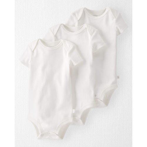 Baby 3-Pack Organic Cotton Rib Bodysuits - Little Planet | Carter's