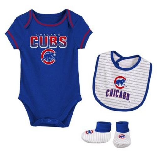 MLB Chicago Cubs Newborn Layette Set - 0-3M