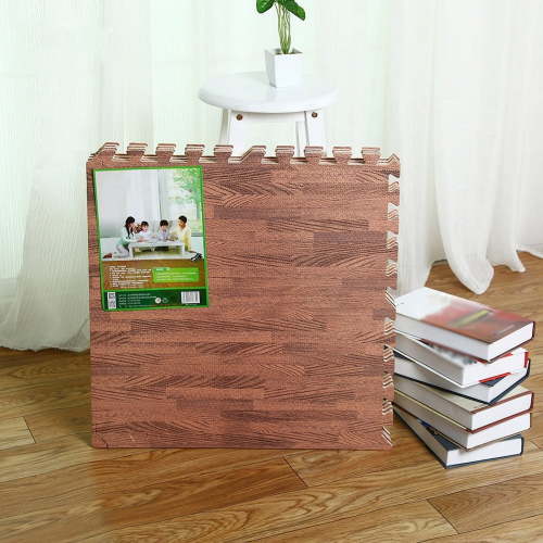 Foam Play Puzzle Mats Wood Grain Soft Non-Slip Diy Toy Floor Carpets Reduce Noise New