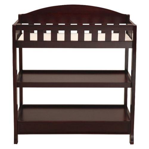 Delta Children Infant Changing Table With Pad - Espresso Cherry