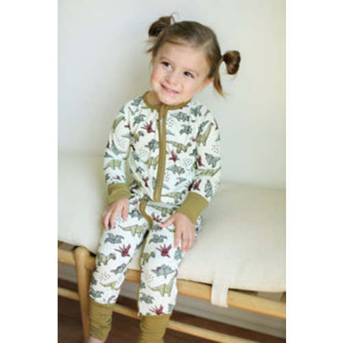Zipper Baby Pajamas | Super Soft Viscose Bamboo | Dino Print | Free Shipping >$75 – Southern Slumber
