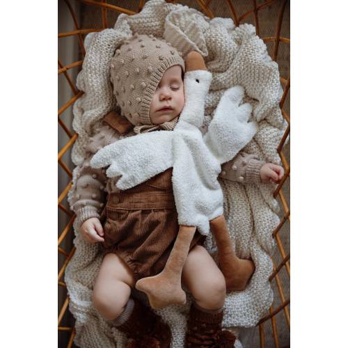 Baby comforter Mr. Goose | duck plush,plush toy,goose plush,duck plushie,duck lovey,goose stuff animal,baby comforter,lovey,baby lovey