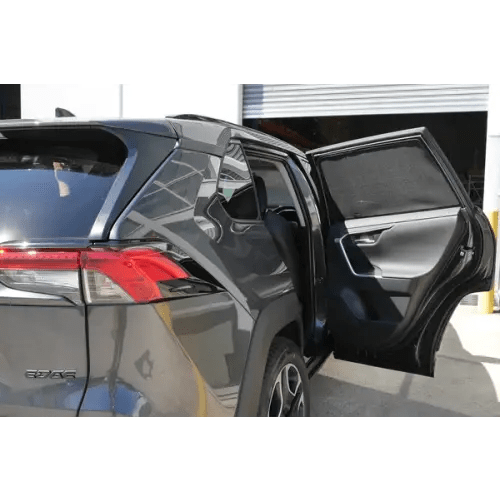 Rear Passenger Door Shades (1 Pair) × 1 Toyota RAV4 5th Gen Car Window Sun Shades (XA50; 2019-2025) – Snap Shades