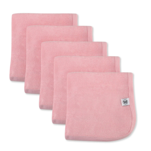5-Pack Organic Cotton Baby Terry Wash Cloths | Honest Baby Clothing