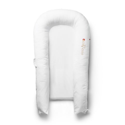 DockATot Grand Dock (Pristine White) - Perfect for Cuddling, Lounging, Co Sleeping & Crib to Bed Transition - Breathable & Hypoallergenic - Lightweight for Easy Travel - Suitable from...