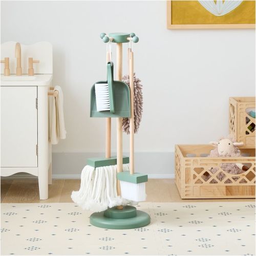 Wooden Cleaning Play Set