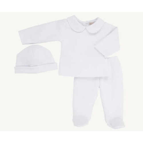 Hart's Hold Me Set (Pima Jacquard) - Worth Avenue White