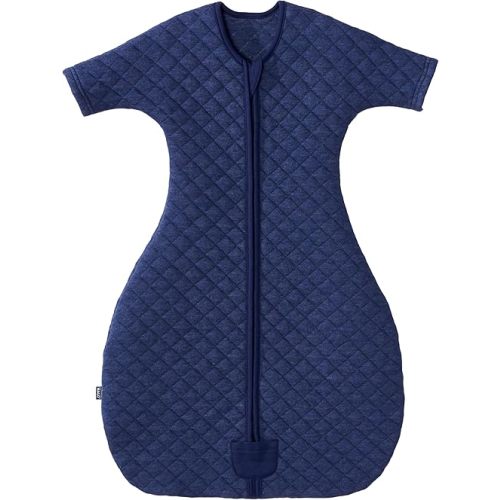 HALO Easy Transition Sleepsack Wearable Blanket, TOG 1.5, Heather Denim, Medium