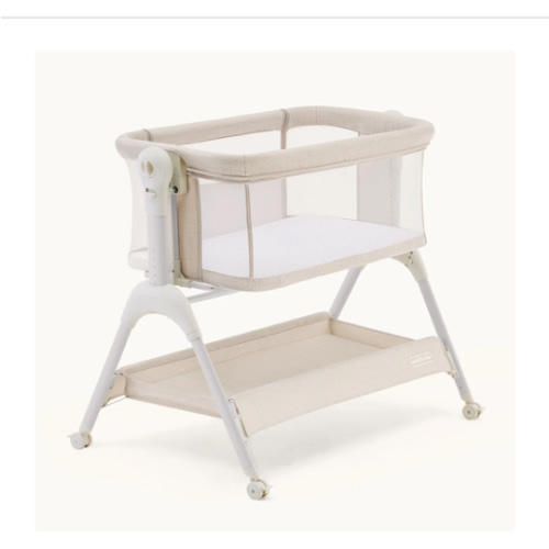 HARPPA Cuddly Sway | 3-in-1 Rocking Baby Bassinet & Bedside Sleeper with Anti-Reflux Mattress for Newborns | Attaches to Bed, Adjustable Height, Tool-Free Setup, Portable Wheels, CPSC Certified, Gentle Rocking Motion | Ideal for Infants, Safe Co-Sleeping