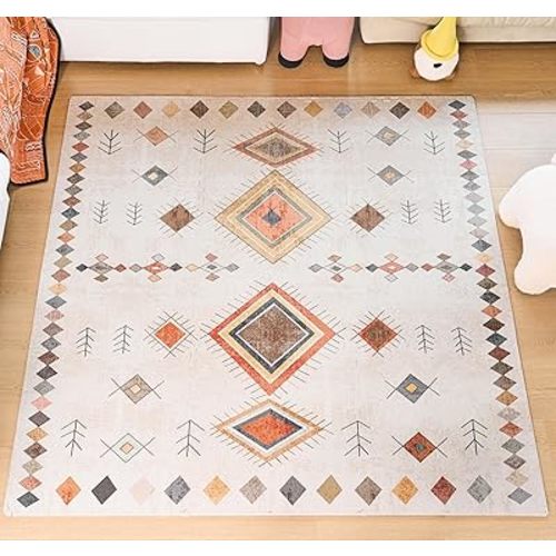 Stylish Play Puzzle Mat 70.9x70.9 Inches - 9 Tiles Soft and Non-Toxic Play Mat EVA Foam Tiles for Gym Nursery Playroom Livingroom
