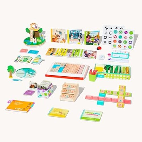 Lovevery Reading Skill Set, Learn to Read for Kindergarten and 1st Grade, Fun Phonics Games and Books, Part 2