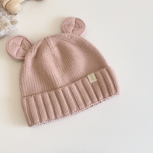 Baby Bear Ears Knitted Beanie