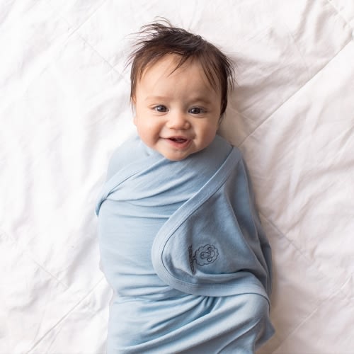Woolino - Baby Swaddle Blanket | Natural Merino Wool Swaddler