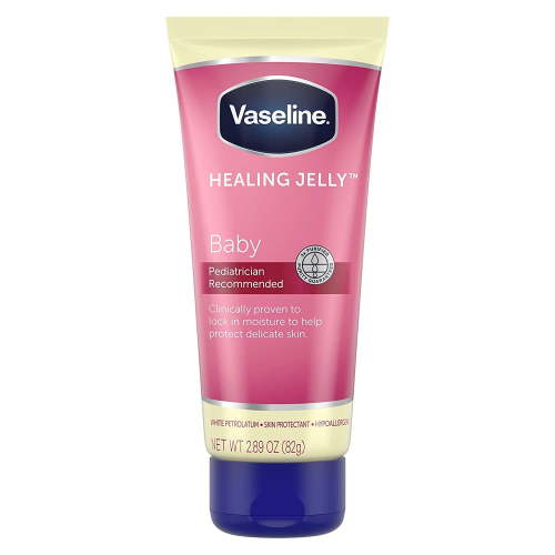 Vaseline Baby Healing Petroleum Jelly Hypoallergenic Skin Protectant, 2.89 oz, 2 Pack