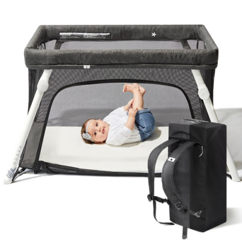 Convertible Travel Yard & Bassinet – Guava Family