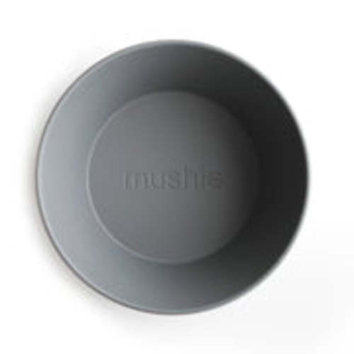 Mushie Round Dinnerware Baby Bowl, Set of 2