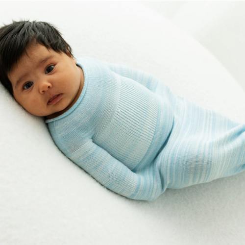Blue Swaddle Sleep Sack | SMALL 6-12 POUNDS