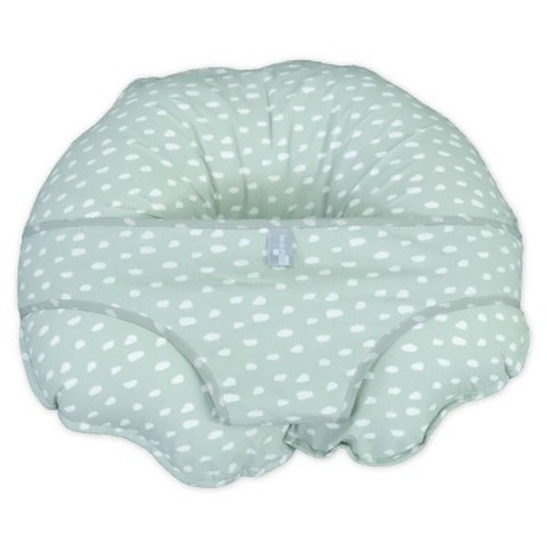 Leachco Cuddle-U Nursing Pillow - Sage Green Polka Dots