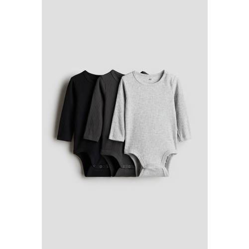 3-pack Ribbed Bodysuits