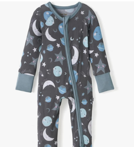 Little Sleepies Pajamas for Baby Boys & Girls, Viscose from Bamboo Baby Pajamas, Sleepers, 2-Way Zipper PJs