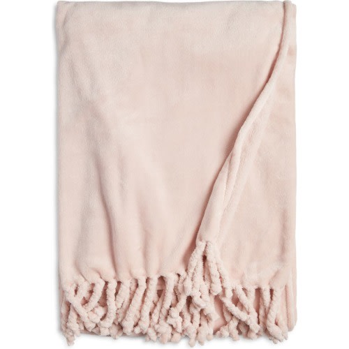Nordstrom Bliss Throw Blanket, Pink Peach