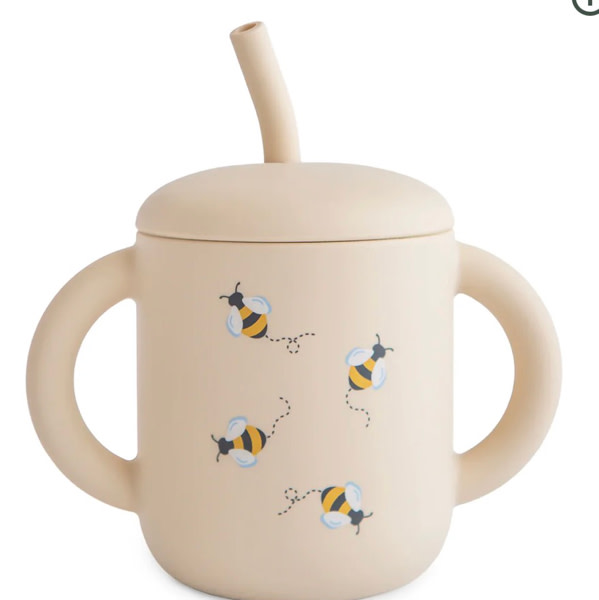 Silicone Training Cup + Straw – Nesting House