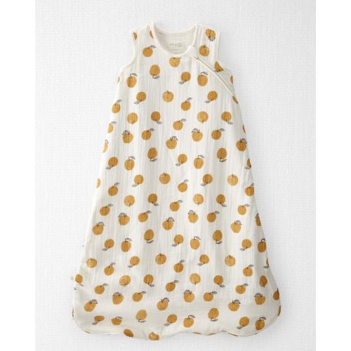Baby Organic Cotton Gauze Wearable Blanket - M - Style,Orchard Print