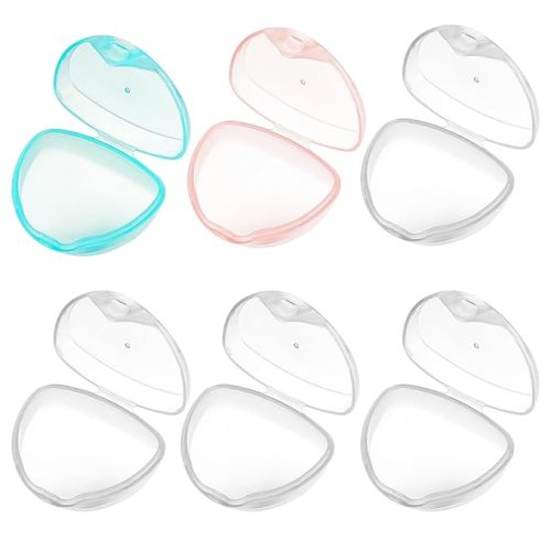 Pacifier Case, 6 Pcs Pacifier Holder Cases, Pacifier Box, Baby Pacifier Case Holder Container Boxes for Pacifier Accessories, Pacifier Clips, Baby Pacifier, Keep Pacifier Clean