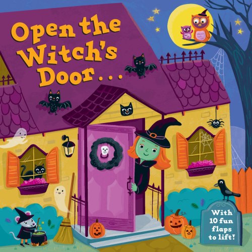 Open the Witch's Door: A Halloween Lift-the-Flap Book by Random House, (Board Book) | Indigo