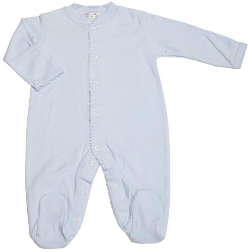 Kissy Kissy - Basic Footie - Blue-0-3mos