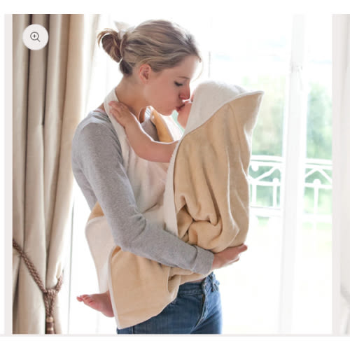 Cuddledry 'Hands-free' baby towel oatmeal