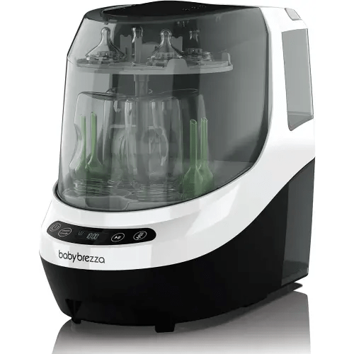 Baby Brezza Bottle Washer Pro - Baby Bottle Washer, Sterilizer + Dryer - All in One Machine Cleans Bottles, Pump Parts, & Sippy Cups - Replaces Hand Washing, Bottle Brushes and Drying Racks